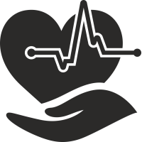 Sticker Logo Coeur Santé