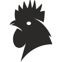 Sticker Ferme Coq 2