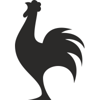 Sticker Ferme Coq 3