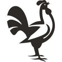 Sticker Ferme Coq 5