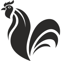 Sticker Ferme Coq 7
