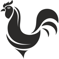 Sticker Ferme Coq 10