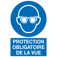 Panneau Protection obligatoire de la vue