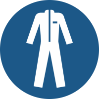 M010- ISO 7010 - Panneau Vêtements de protection obligatoires