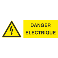 Panneau Danger electrique