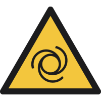 W018- ISO 7010 - Panneau Danger, Démarrage automatique