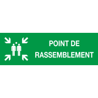 Panneau Point de rassemblement