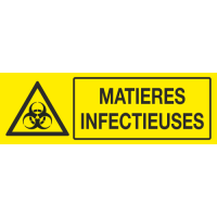 Panneau Matieres infectieuses