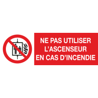Panneau Incendie ascenseur