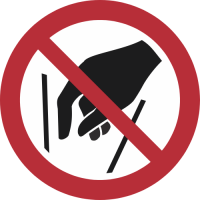 P015- ISO 7010 - Panneau Ne pas mettre les mains