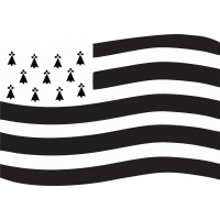 Autocollant Drapeau Bretagne 3