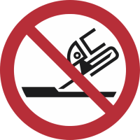 P032- ISO 7010 - Panneau Ne pas utiliser pour la rectification plane