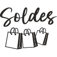 Sticker Soldes Vitrine