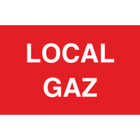 Panneau Local gaz