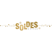 Sticker Soldes d'Hiver vitrine