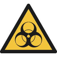 W009- ISO 7010 - Panneau Danger, Risque biologique
