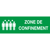 Panneau Zone de confinement