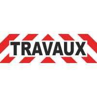 Sticker Avertissement Travaux