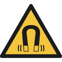 W006- ISO 7010 - Panneau Danger, Champ magnétique