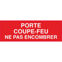 Panneau Porte coupe-feu