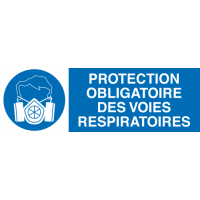 Panneau Protection obligatoire des voies réspiratoires
