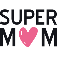 Sticker Fête des Mères Super Mom