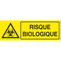 Panneau Risque biologique