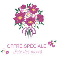 Sticker Fête des mères bouquet offre spéciale