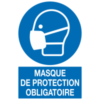 Panneau Masque de protection obligatoire