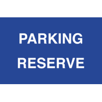 Panneau Parking réservé