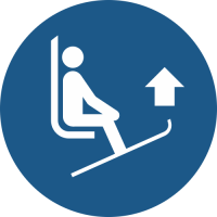 M036- ISO 7010 - Panneau Lever les pointes des skis