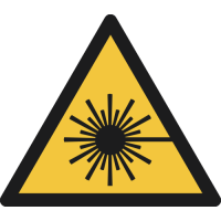 W004- ISO 7010 - Panneau Danger, Rayonnement laser