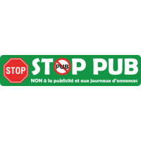 Sticker Stop Pub Vert