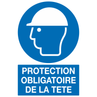 Panneau Protection obligatoire de la tête