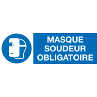Panneau Masque soudeur obligatoire