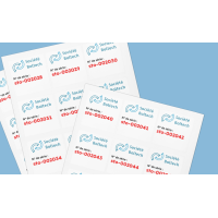 Etiquettes d'inventaire personnalisées