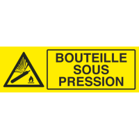 Panneau Bouteille sous pression