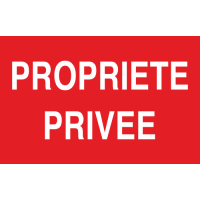Panneau Propriété privée