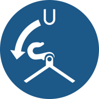 M042- ISO 7010 - Panneau Libérer les garants dans l’ordre de lancement