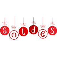 Sticker Soldes d'Hiver vitrine 3
