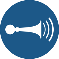 M029- ISO 7010 - Panneau Klaxon