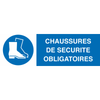 Panneau Chaussures de sécurité obligatoires