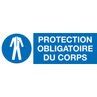 Panneau Protection obligatoire du corps