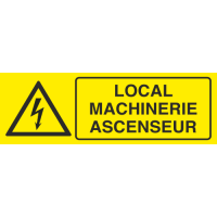Panneau Local machinerie ascenseur