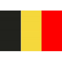 Autocollant Drapeau Belgique 1