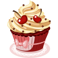 Autocollant Cup Cake 3