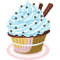 Autocollant Cup Cake 8