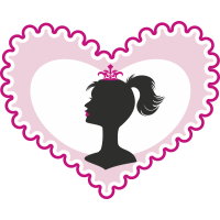 Autocollant Fashion Femme Coeur