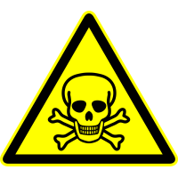 Autocollant Panneau Danger Mort