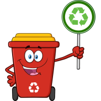 Autocollant Poubelle Respect Environnement Et Recyclage Stop